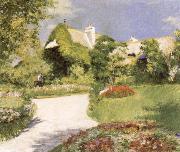 Gustave Caillebotte Farmhouse at Trouville oil painting